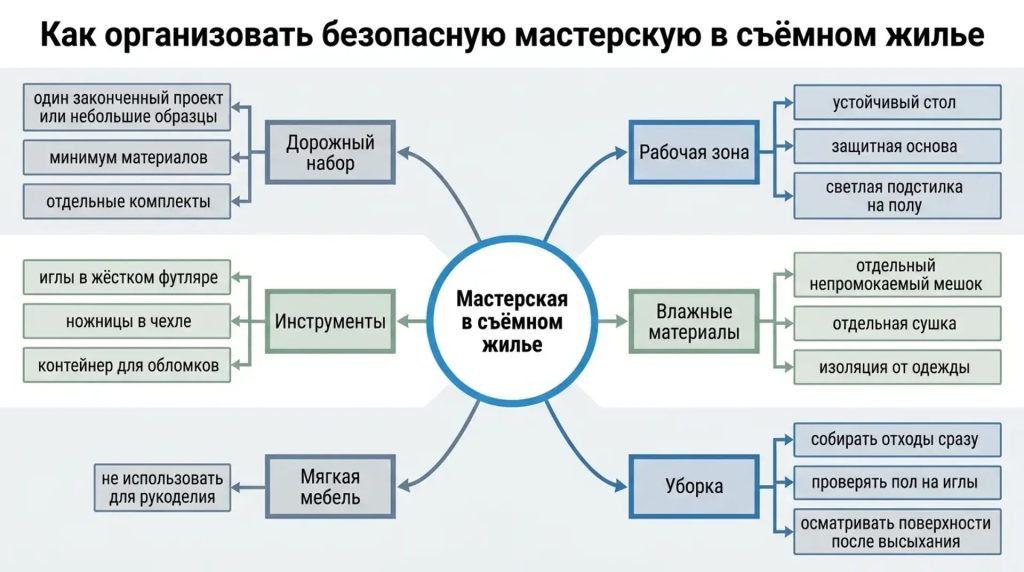 Как организовать безопасную мастерскую в съемном жилье